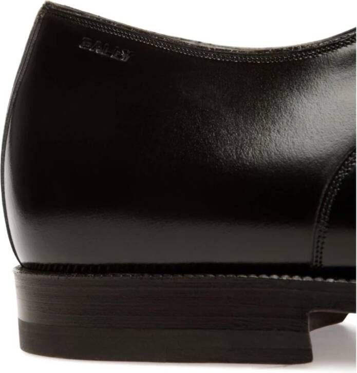 Bally Zwarte Oxford Schoen Black Heren