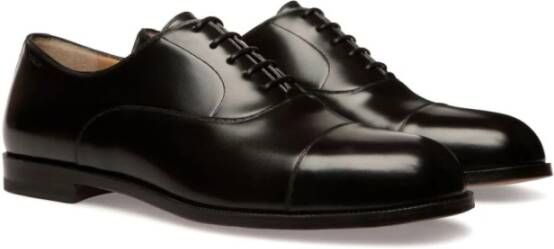 Bally Zwarte Oxford Schoen Black Heren