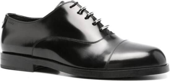 Bally Zwarte Platte Schoenen Elegant Stijl Black Heren