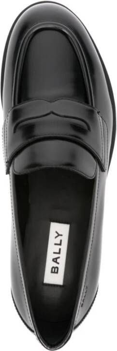 Bally Zwarte Platte Schoenen Elegante Stijl Black Dames