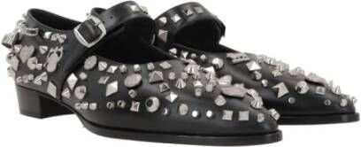 Bally Zwarte Studded Mary-Jane Flats Black Dames