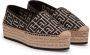 Balmain Alex canvas espadrilles met PB Labyrinth monogram Black Dames - Thumbnail 3