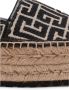 Balmain Alex canvas espadrilles met PB Labyrinth monogram Black Dames - Thumbnail 8