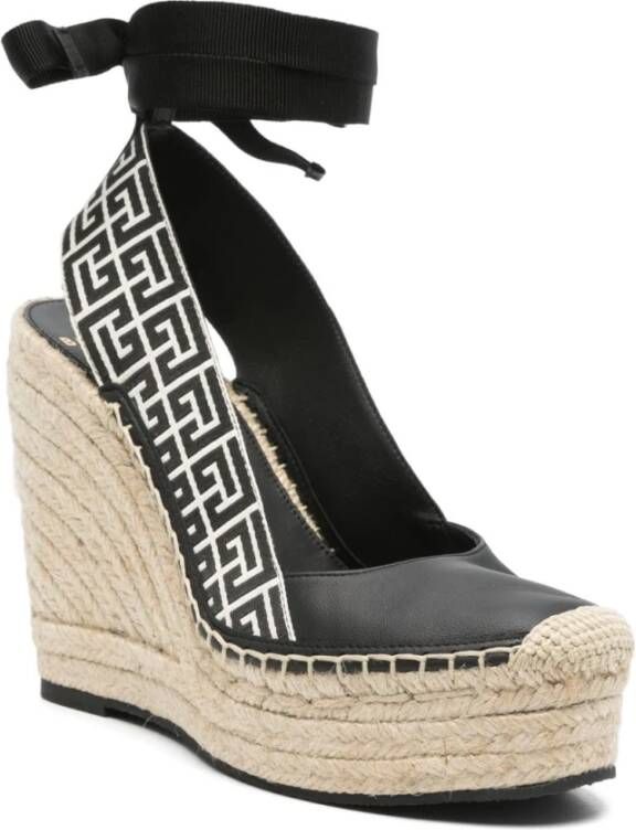 Balmain Alex Espadrilles voor vrouwen Black Dames