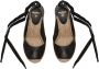 Balmain Alex monogram jacquard en leren espadrilles Black Dames - Thumbnail 5