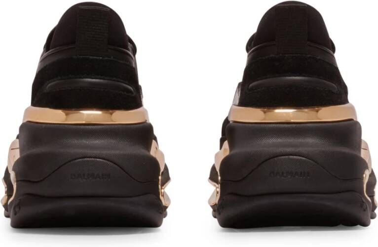 Balmain B-Bold leren sneaker Black Dames