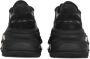 Balmain B-Bold Sneakers in leer en suède Black Dames - Thumbnail 3