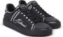 Balmain B-Court bedrukte kalfsleren sneakers Black Heren - Thumbnail 3