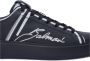 Balmain B-Court bedrukte kalfsleren sneakers Black Heren - Thumbnail 7