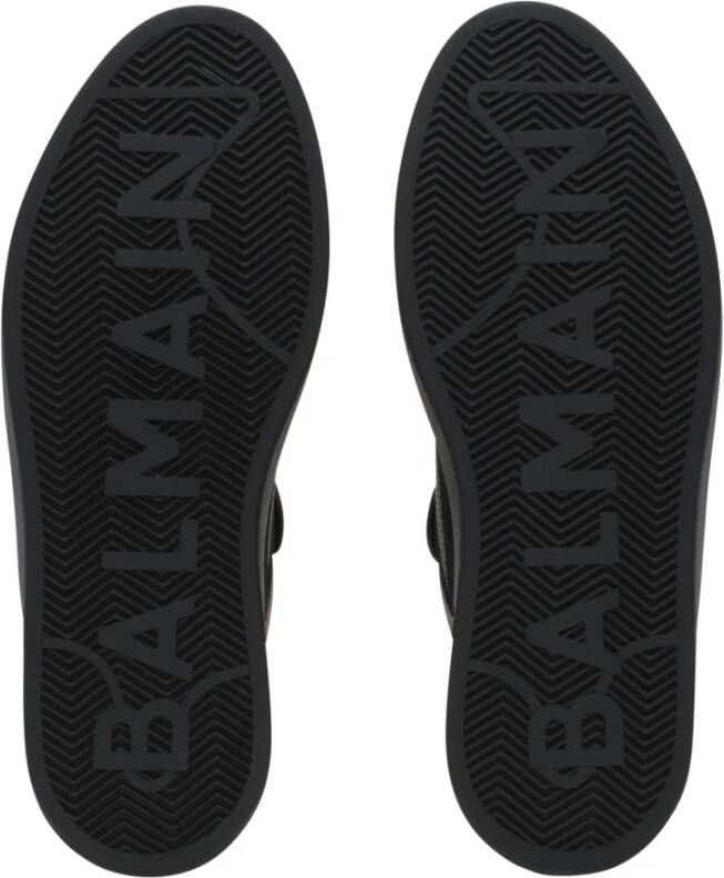 Balmain B-Court Flip trainers in kalfsleer Black Dames