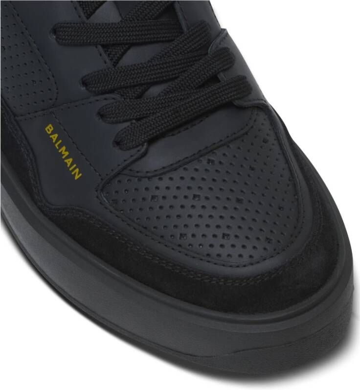 Balmain B-Court Flip trainers in kalfsleer Black Dames