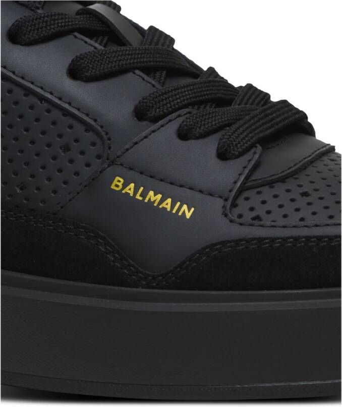 Balmain B-Court Flip trainers in kalfsleer Black Dames