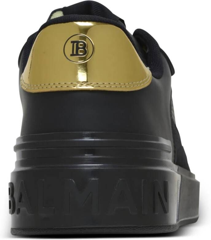 Balmain B-Court Flip trainers in kalfsleer Black Dames