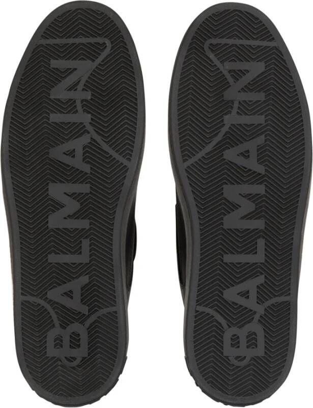 Balmain B-Court Flip trainers in kalfsleer Black Heren