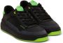 Balmain B-Court Flip trainers in kalfsleer en suède Black Heren - Thumbnail 3