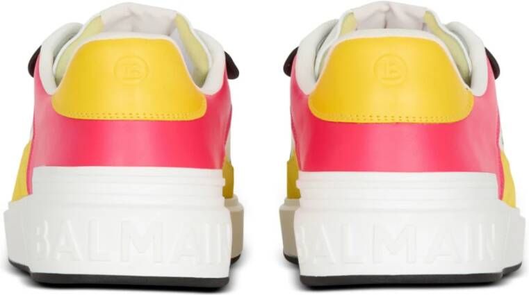 Balmain B-Court Flip trainers in kalfsleer Multicolor Heren