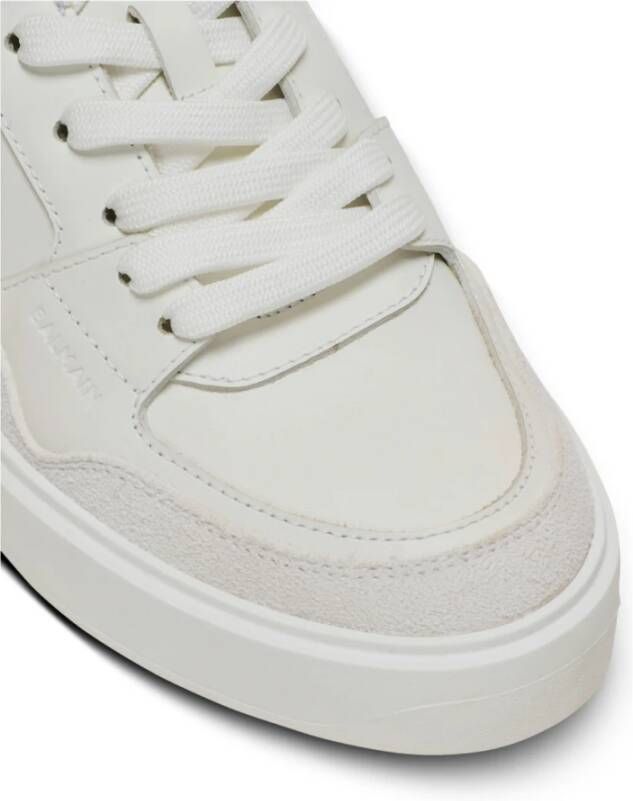 Balmain B-Court Flip trainers in kalfsleer White Dames