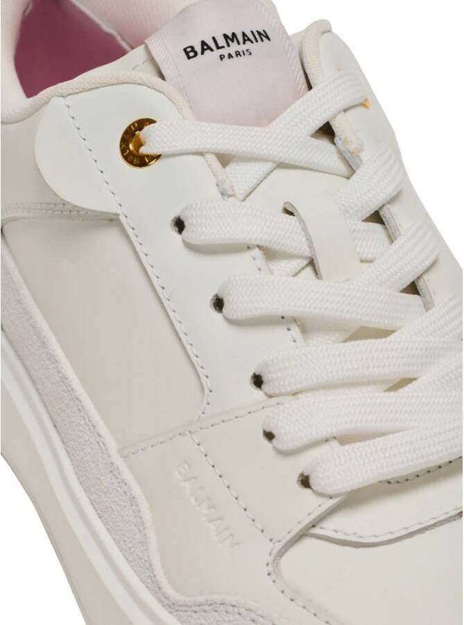 Balmain B-Court Flip trainers in kalfsleer White Dames