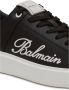 Balmain B-Court Signature kalfsleren trainers Black Heren - Thumbnail 8