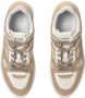 Balmain B-Court Skate trainers in fleece en kalfsleer Beige Dames - Thumbnail 5