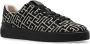 Balmain B-Court trainers met jacquard monogram Black Heren - Thumbnail 4