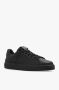 Balmain Zwarte Leren Court Sneakers Black Heren - Thumbnail 4