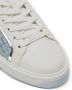 Balmain B-Court trainers in leer en denim Blue Heren - Thumbnail 8