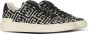 Balmain B-Court trainers met jacquard monogram Black Dames - Thumbnail 9