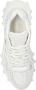 Balmain B-East gemonogrammeerde nylon- en leren trainers White Dames - Thumbnail 9