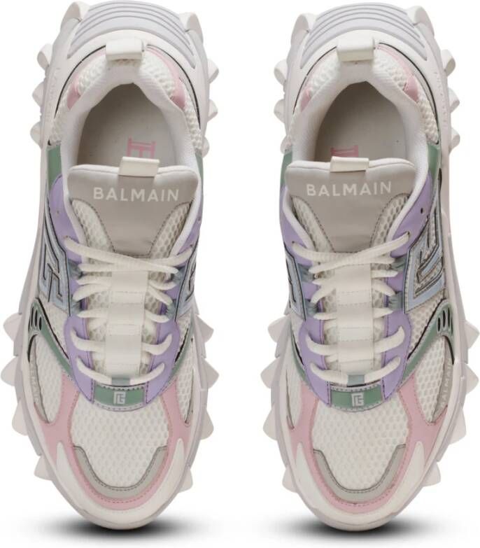 Balmain B-East Technische en Mesh Sneakers Multicolor Dames