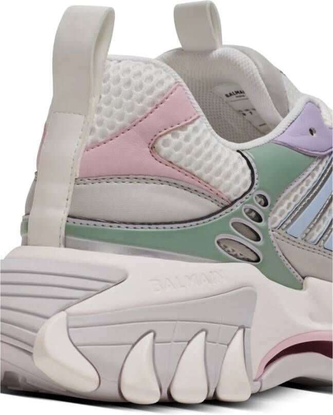 Balmain B-East Technische en Mesh Sneakers Multicolor Dames