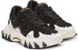 Balmain B-East trainers in leer suède en mesh Black Dames - Thumbnail 6