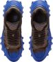 Balmain B-East trainers in leer suède en mesh Blue Heren - Thumbnail 4