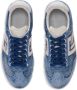 Balmain Blauwe Lace-Up Swan Sneakers Blue Heren - Thumbnail 3