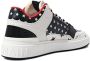 Balmain B-Court Mid Top sterrenprint leren sneakers Black Heren - Thumbnail 4