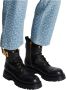 Balmain Charlie leren rangerlaarzen Black Dames - Thumbnail 2