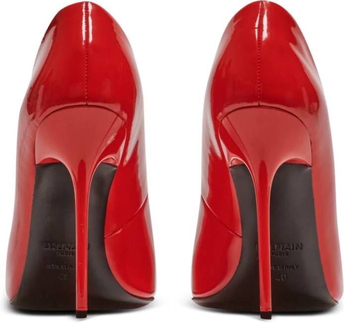 Balmain Clara lakleren pumps Red Dames