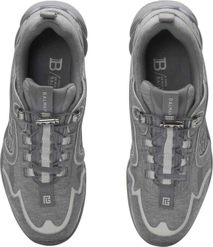 Balmain Cosmic Dust fleece trainers Gray Heren