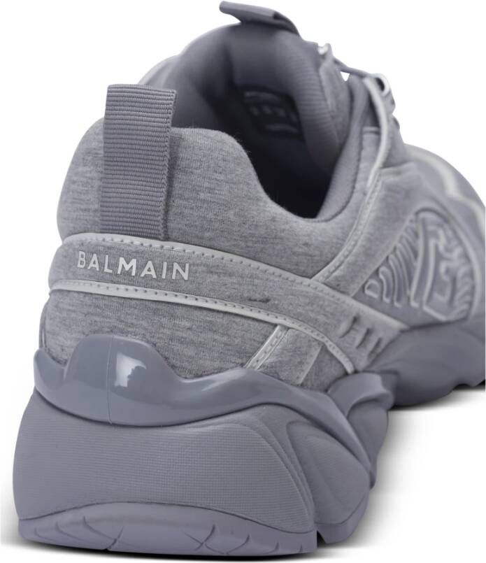 Balmain Cosmic Dust fleece trainers Gray Heren