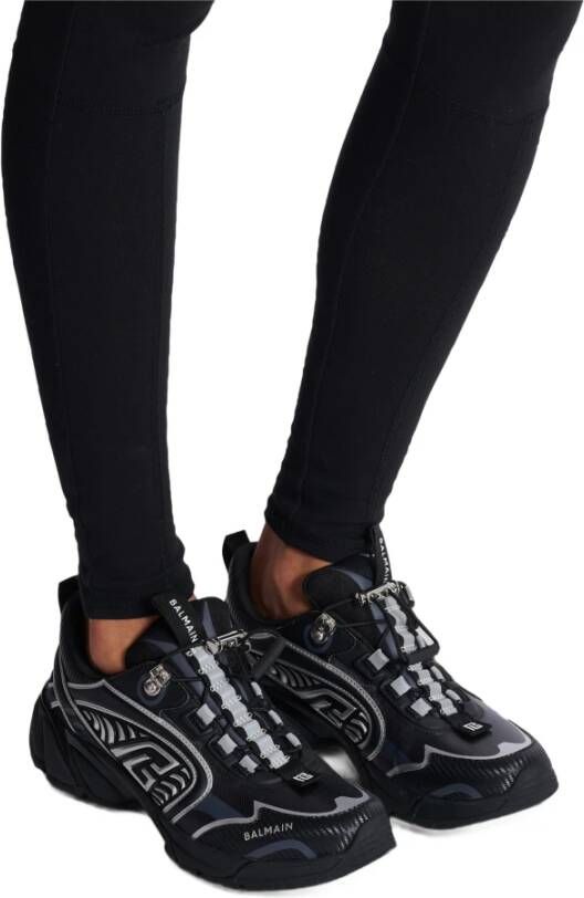 Balmain Cosmic Dust sneakers van technische materialen Black Dames