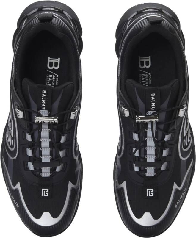 Balmain Cosmic Dust sneakers van technische materialen Black Heren