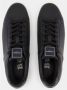 Balmain Zwarte Leren Sneakers Ronde Neus Vetersluiting Black Heren - Thumbnail 4