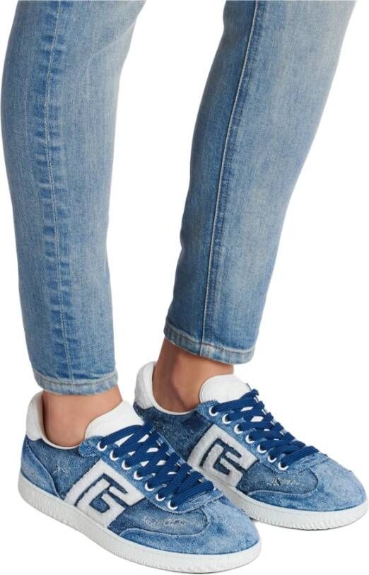 Balmain Denim Swan trainers Blue Dames