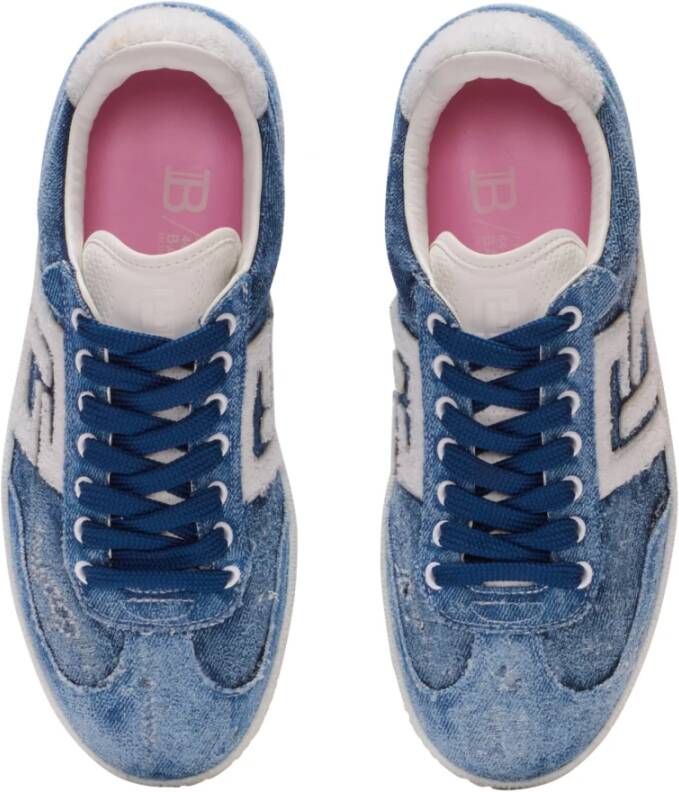 Balmain Denim Swan trainers Blue Dames