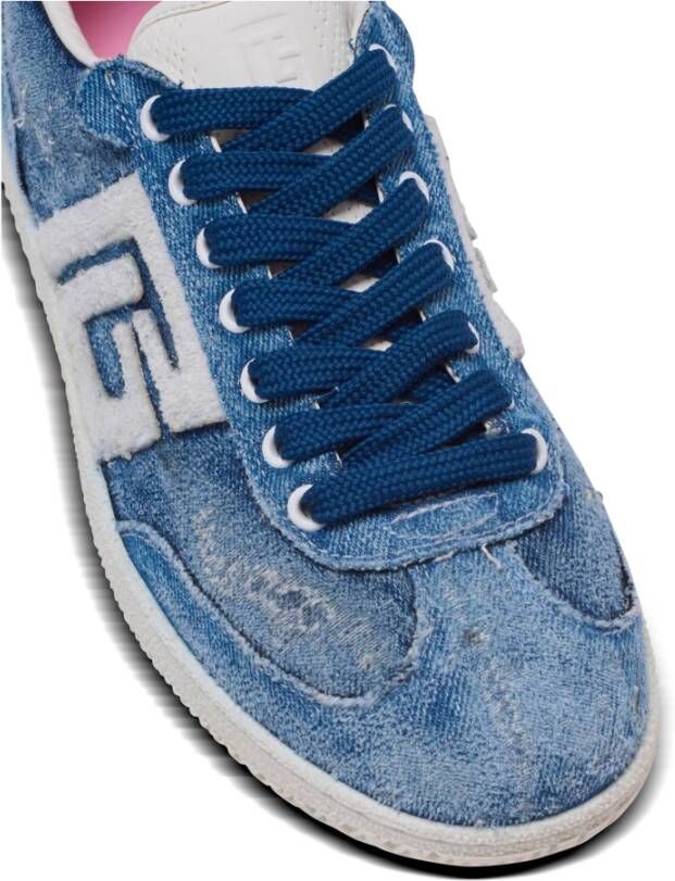 Balmain Denim Swan trainers Blue Dames