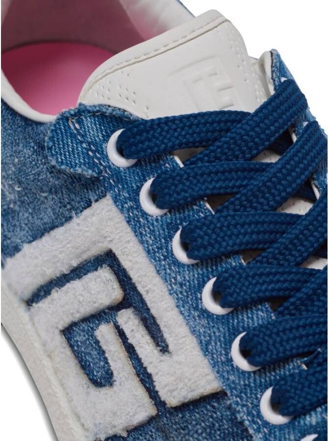 Balmain Denim Swan trainers Blue Dames