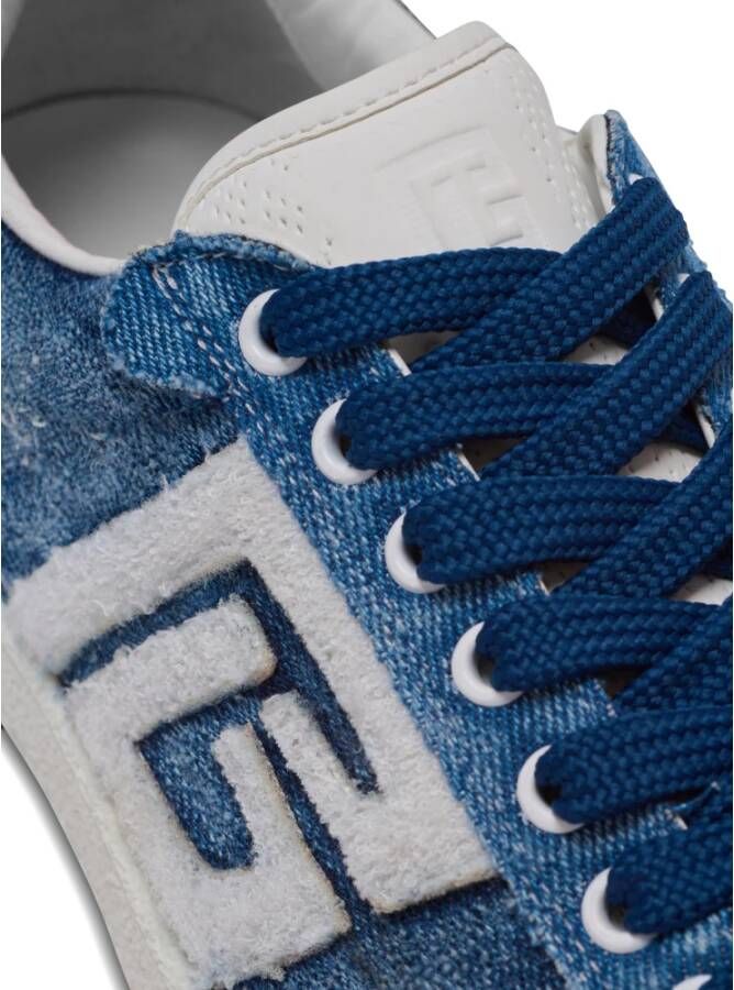 Balmain Denim Swan trainers Blue Heren