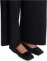 Balmain Eden ballet flats in gerimpeld lamsvacht Black Dames - Thumbnail 2