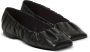 Balmain Eden ballet flats in gerimpeld lamsvacht Black Dames - Thumbnail 3