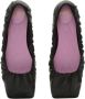 Balmain Eden ballet flats in gerimpeld lamsvacht Black Dames - Thumbnail 5